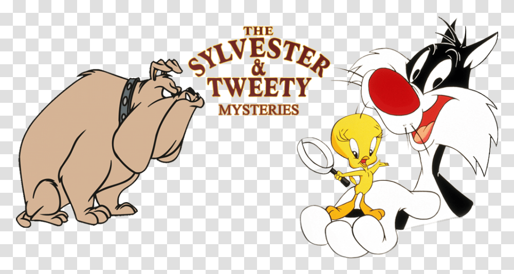 Tweety Cartoon Characters Tweety Bird, Logo, Crowd Transparent Png