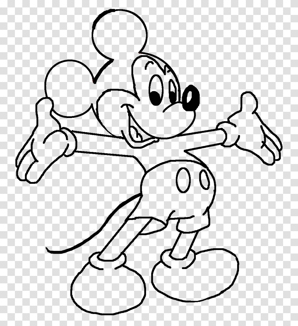 Tweety Drawing Mickey Mouse Huge Freebie Download Mickey Mouse Cartoon Drawings, Flare, Light, Photography, Hand Transparent Png
