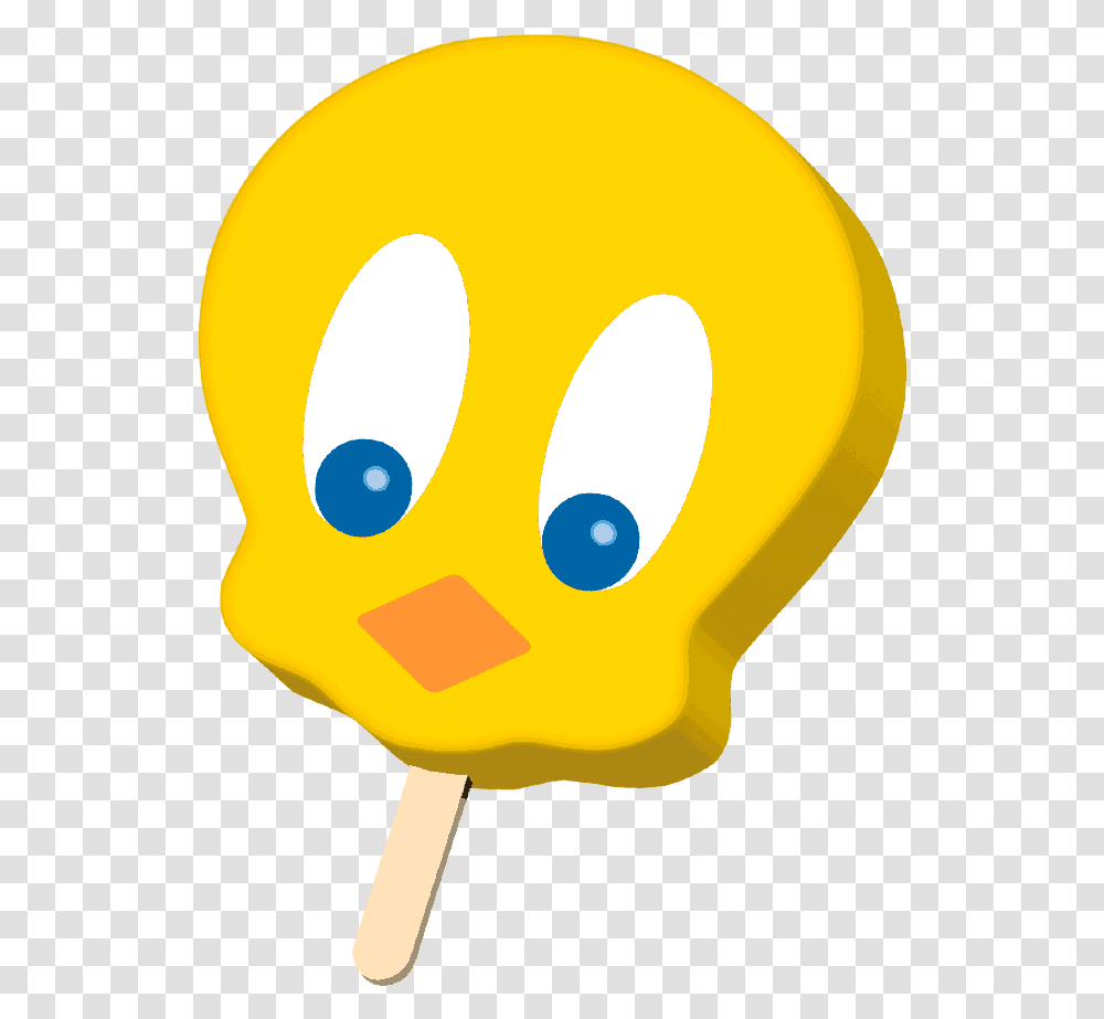 Tweety Tweety Bird Ice Cream Clipart, Food, Sweets, Confectionery, Lollipop Transparent Png