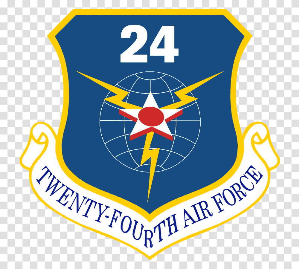 Twenty Fourth Air Force, Emblem, Logo, Trademark Transparent Png
