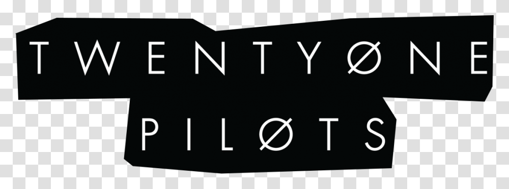 Twenty One Pilots Black And White, Number, Word Transparent Png