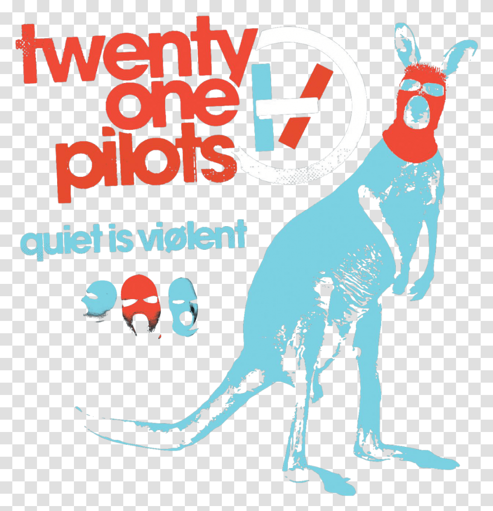Twenty One Pilots Vessel Logo, Kangaroo, Mammal, Animal, Wallaby Transparent Png