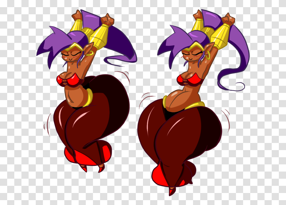 Twerkin Shantae Colored Twerkin Shantae, Person, Comics Transparent Png