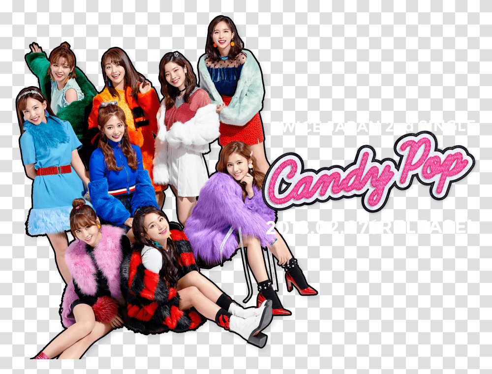 Twice Candy Pop, Person, Human, Advertisement Transparent Png