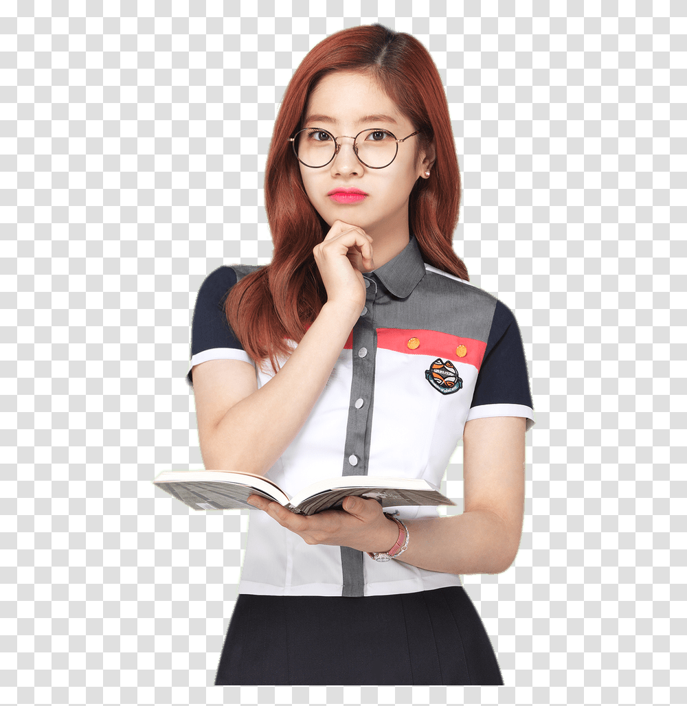 Twice Dahyun And Bts Jimin Download Dayhun Twice, Person, Human, Glasses, Accessories Transparent Png