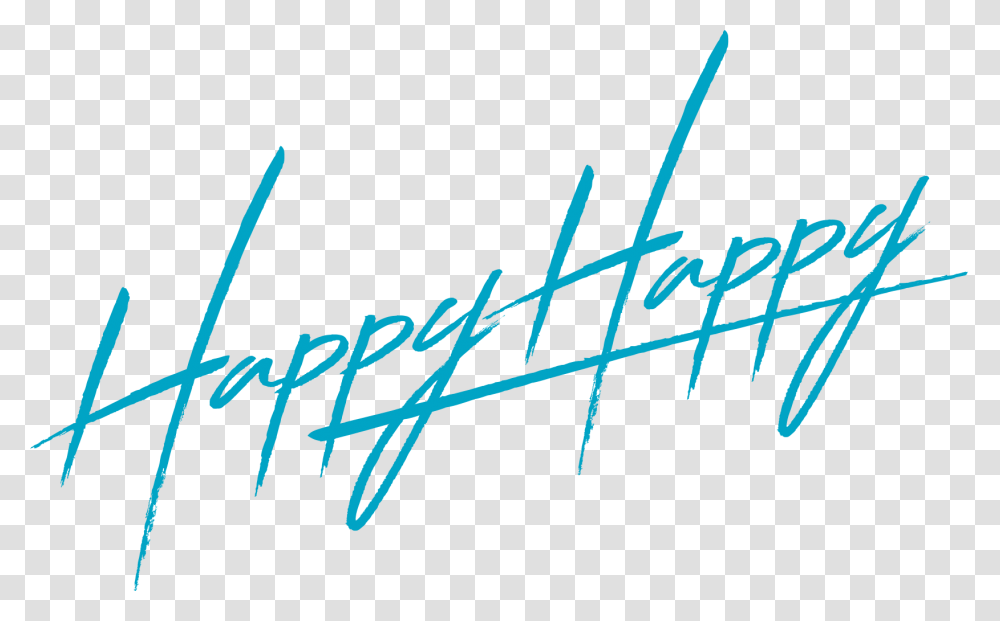 Twice Happy Happy Logo, Handwriting, Signature, Autograph Transparent Png