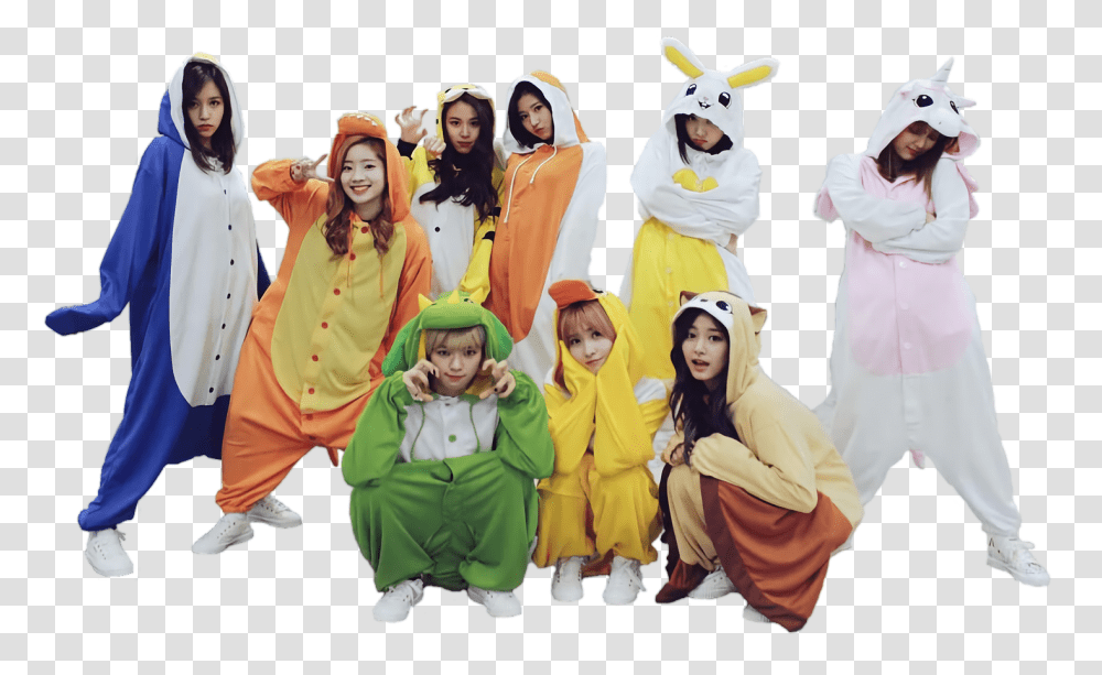 Twice In Onesies Is Life Twice, Person, Costume, People Transparent Png