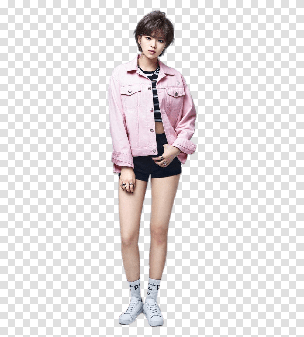 Twice Jeongyeon Full Size Jeongyeon Mlb, Apparel, Shorts, Person Transparent Png