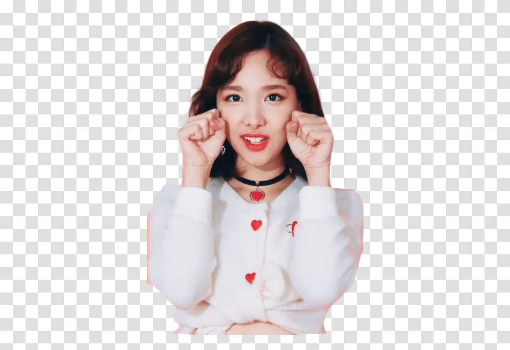Twice Knock Knock Nayeon, Face, Person, Female Transparent Png