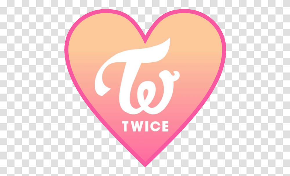 Twice Logo Heart Love Sticker, Label, Text, Plectrum, Dating Transparent Png