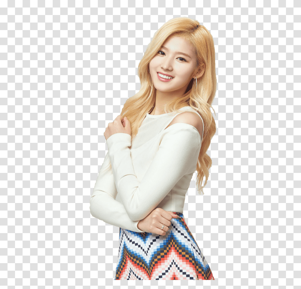 Twice Sana, Blonde, Woman, Girl, Kid Transparent Png