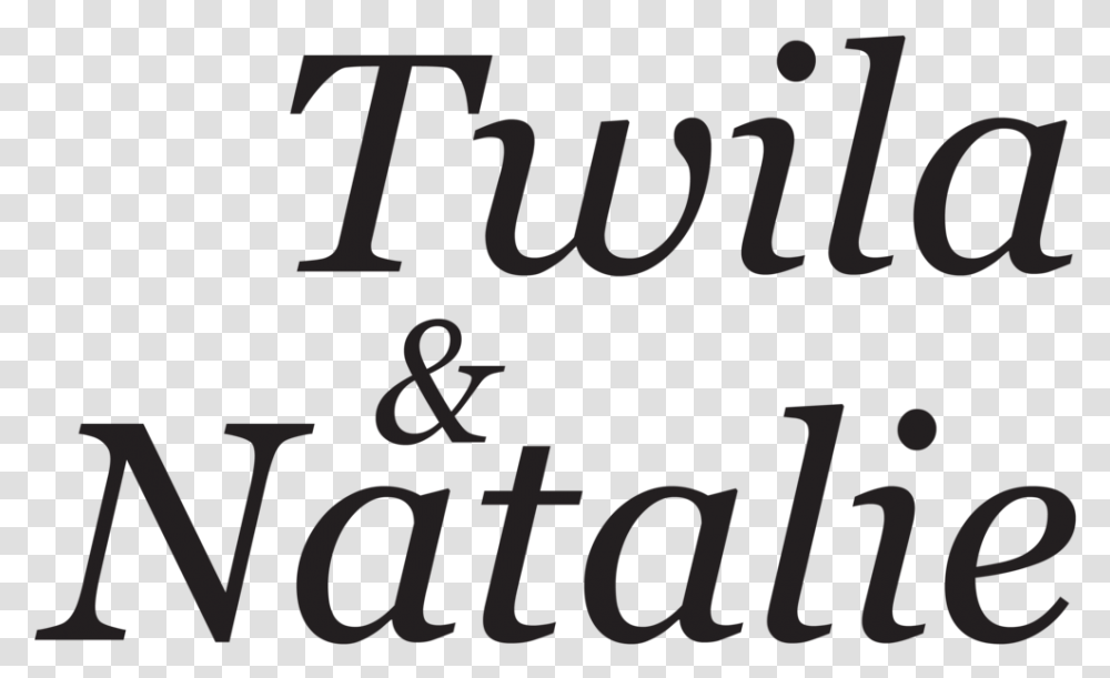 Twila Amp Natalie Logo Black Mediamatic, Alphabet, Letter, Word Transparent Png