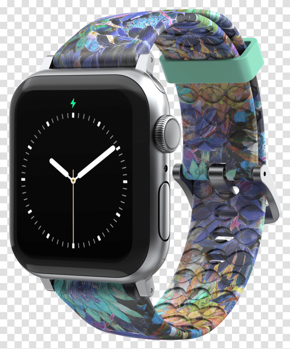 Twilight Blossom Apple Watch Band Watch Strap, Wristwatch, Helmet, Clothing, Apparel Transparent Png