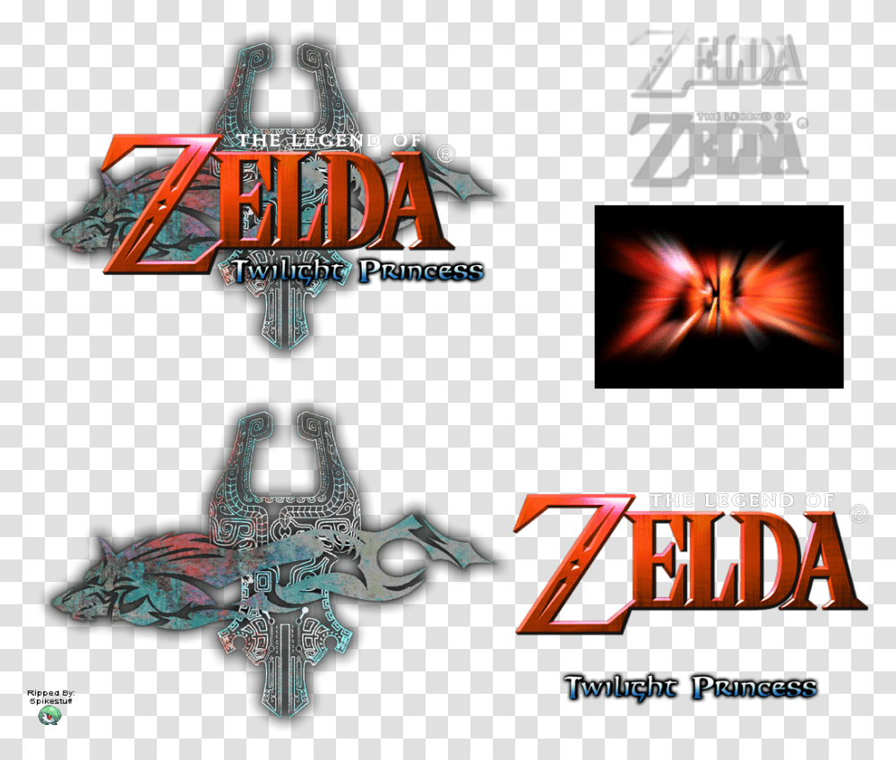 Twilight Princess Logo Legend Of Zelda Twilight Princess Logo, Poster, Advertisement Transparent Png