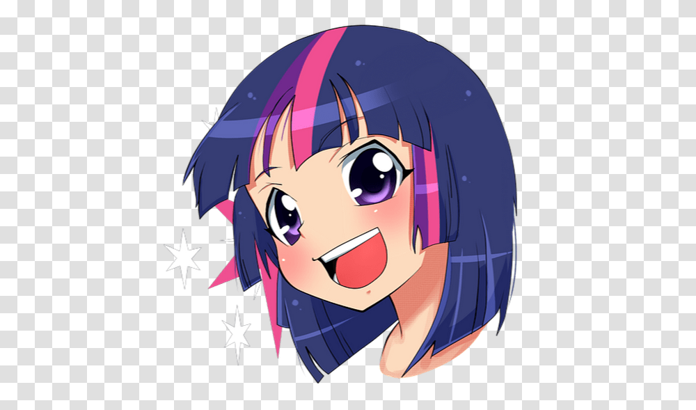 Twilight Sparkle, Manga, Comics, Book, Helmet Transparent Png