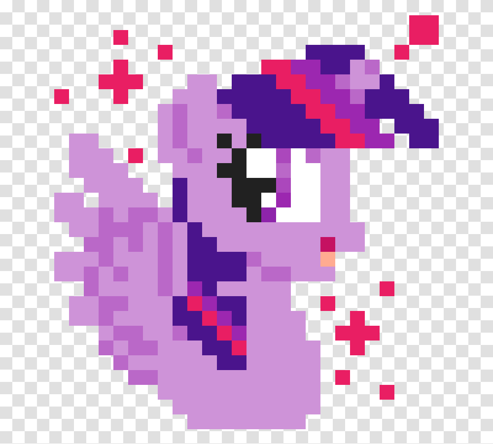 Twilight Sparkle Pixel, Purple, Rug Transparent Png