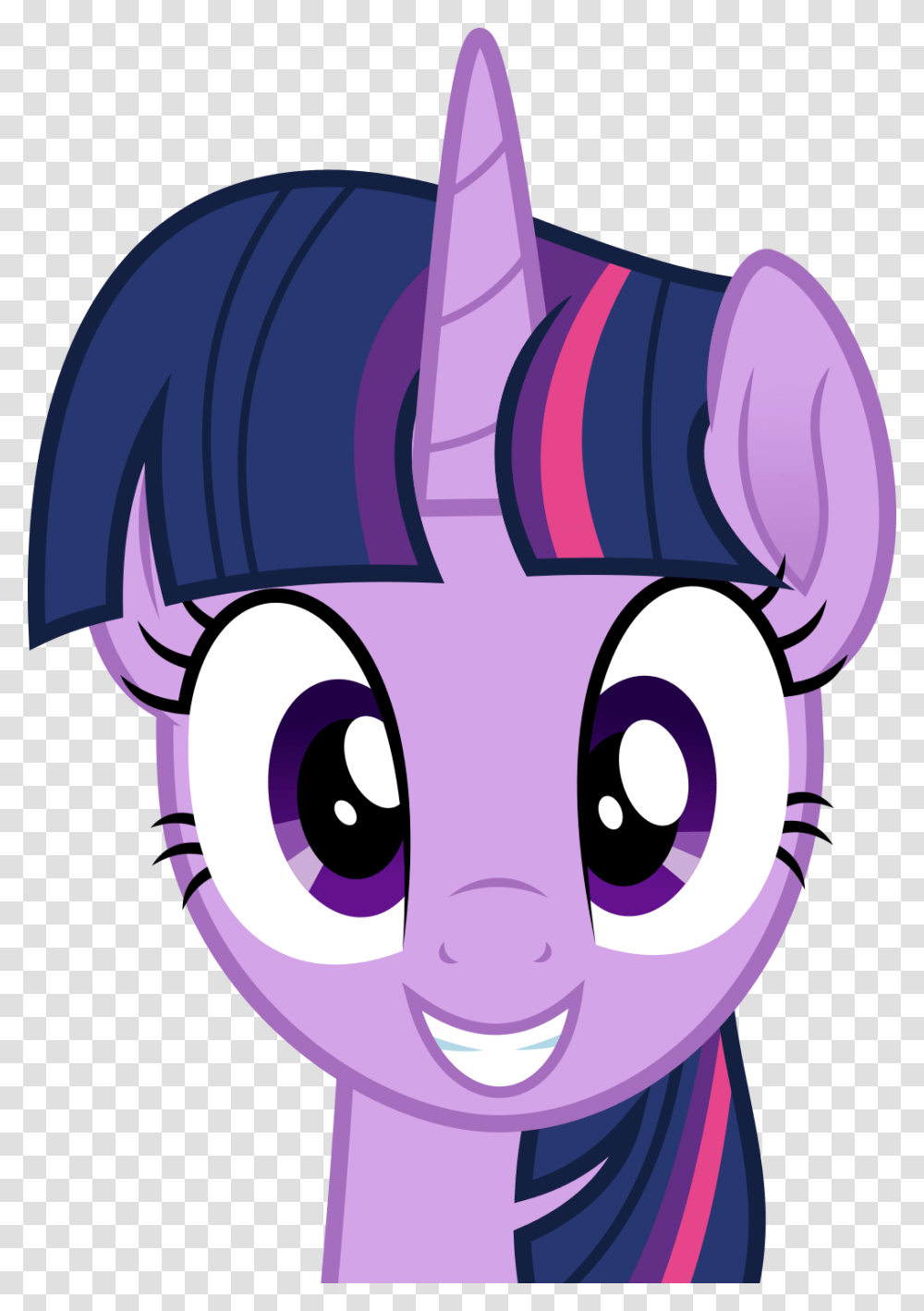 Twilight Sparkle Pony Happy, Purple, Plant Transparent Png