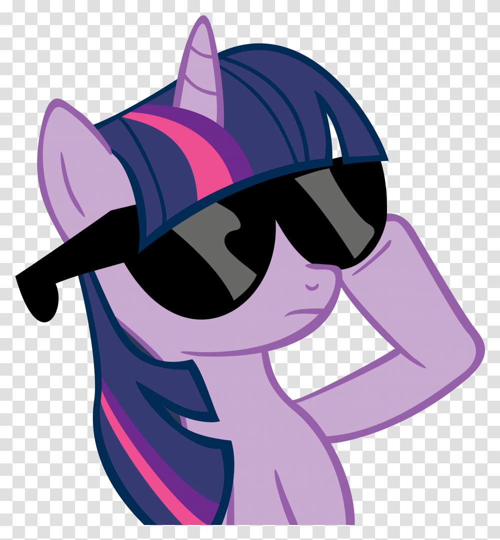Twilight Sparkle Rainbow Dash Fluttershy Pony Pink My Little Pony With Sunglasses, Purple, Helmet Transparent Png