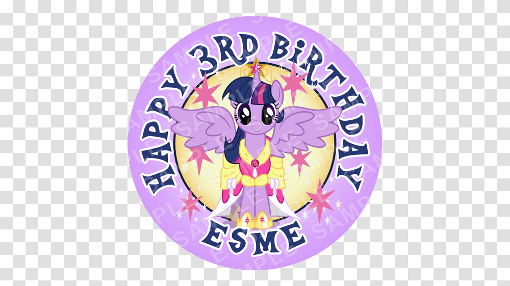 Twilight Sparkle Twilight Sparkle Cake Topper, Logo, Symbol, Purple, Leisure Activities Transparent Png