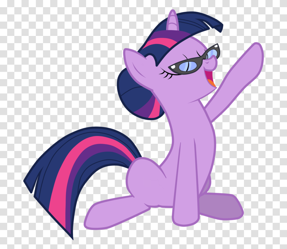 Twilight Sparkle With Glasses, Purple, Outdoors Transparent Png