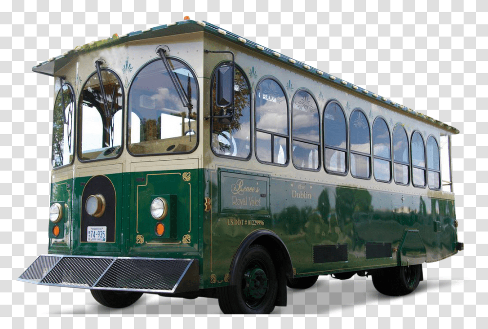 Twin Cities Trolley, Bus, Vehicle, Transportation, Tour Bus Transparent Png