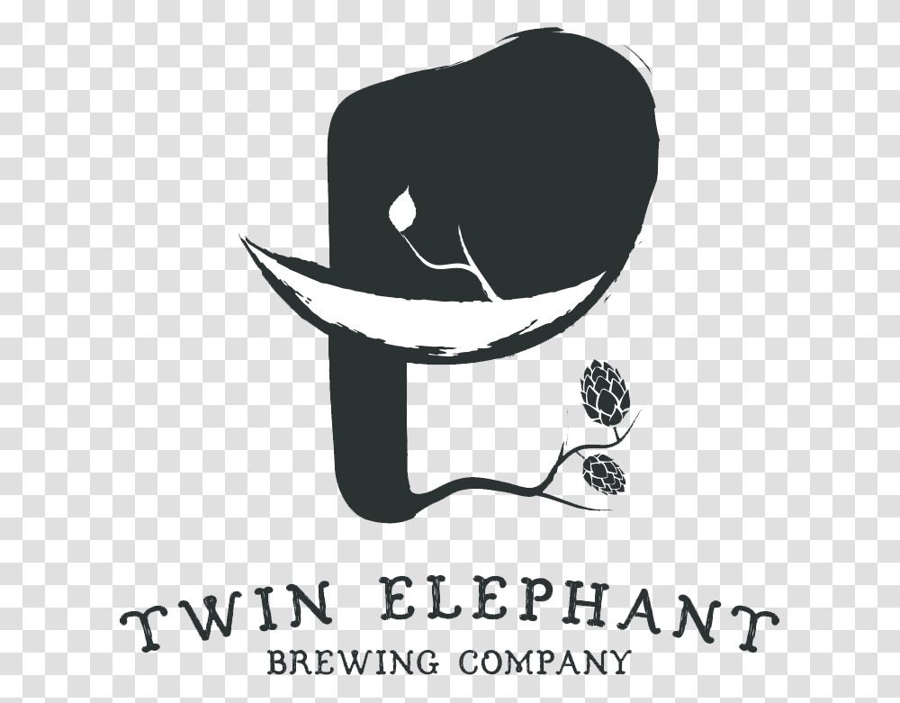Twin Elephant Set The Vector Twin Elephant Brewery, Apparel, Label Transparent Png