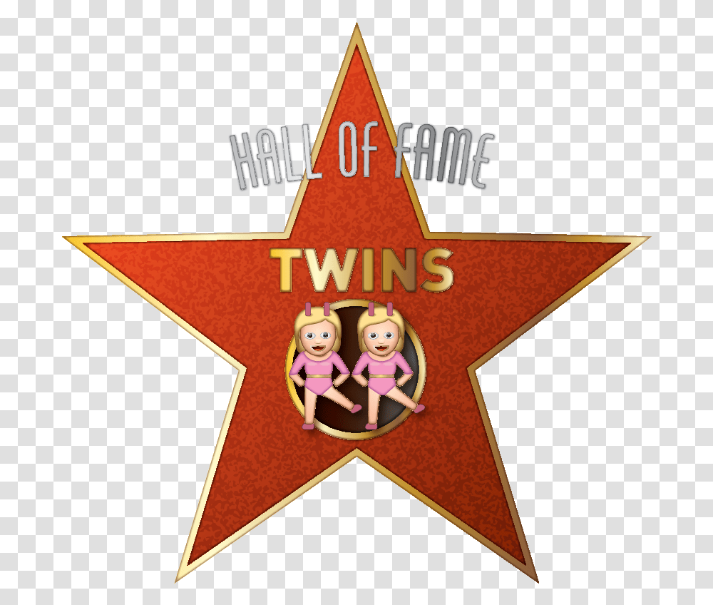Twin Emoji, Star Symbol, Logo, Trademark Transparent Png
