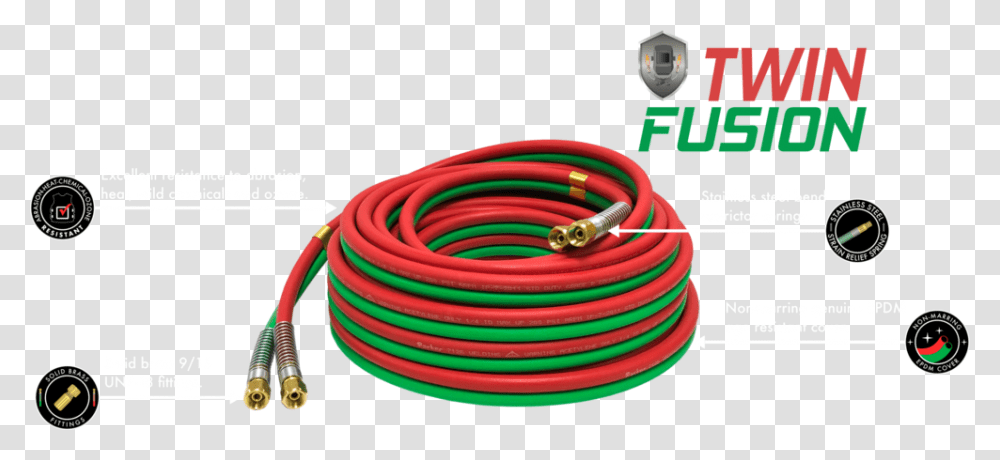 Twin Fusion Welding Air Hose Wire, Cable Transparent Png