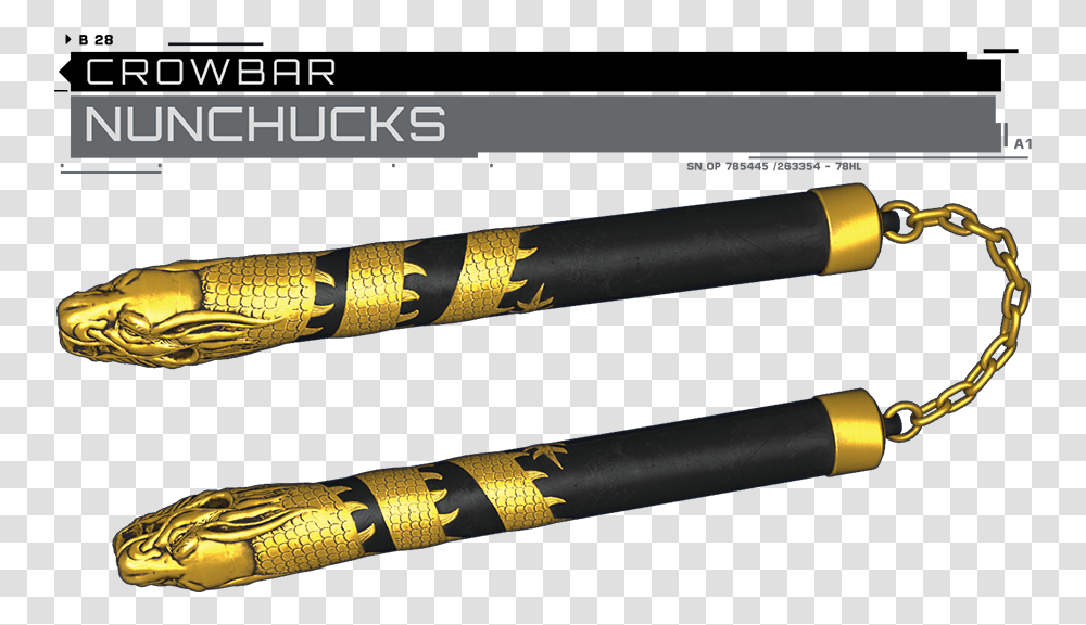 Twin Nunchucks From Gold Dragon Nunchucks, Team Sport, Sports, Baseball, Softball Transparent Png