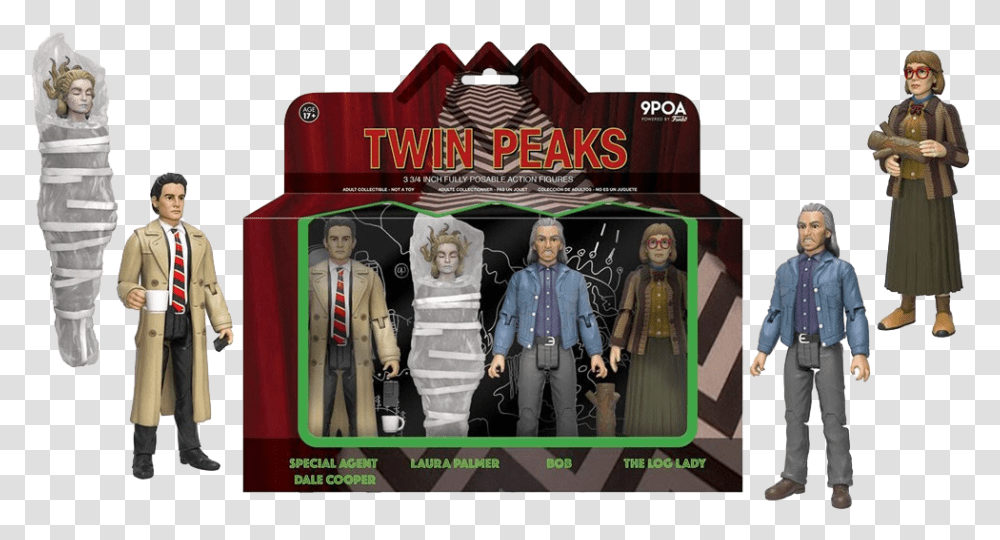Twin Peaks Funko Figures, Apparel, Person, Human Transparent Png