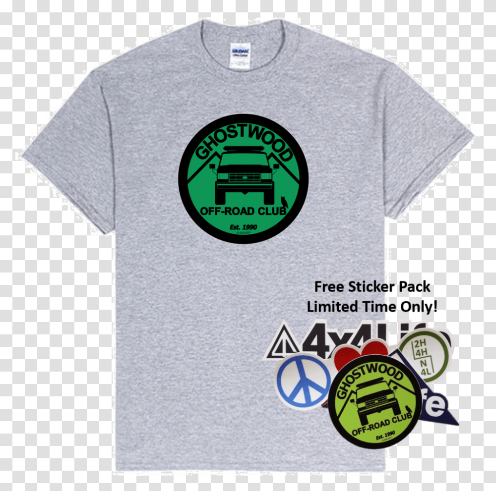 Twin Peaks Ghostwood Off Road Club Tee Download, Apparel, T-Shirt, Logo Transparent Png