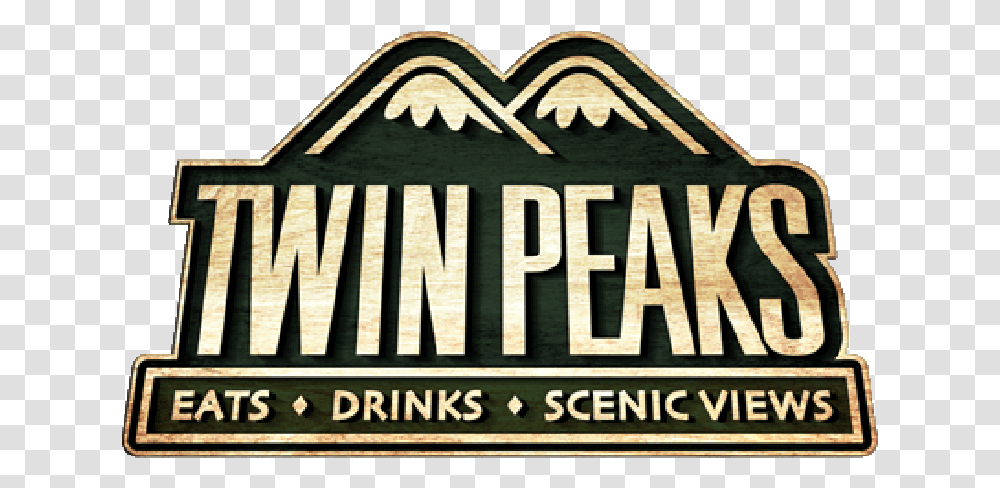 Twin Peaks Restaurant Background, Word, Plaque, Poster Transparent Png