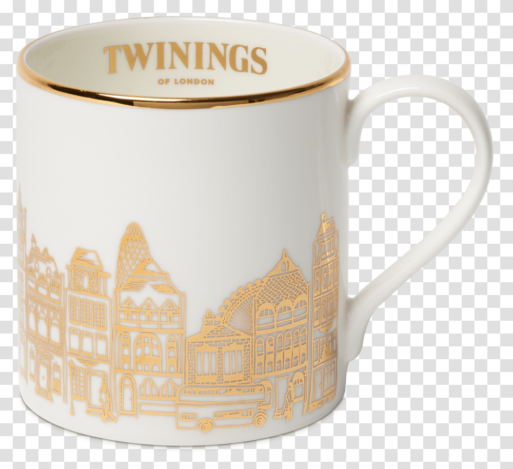 Twinings 216 Strand Gold Edge Mug Mugs Twinings Mug, Coffee Cup, Tape, Pottery, Latte Transparent Png