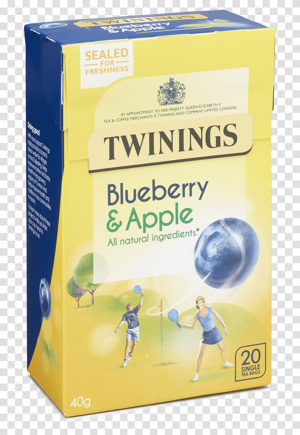 Twinings Blueberry And Apple, Person, Plant, Food, Bird Transparent Png