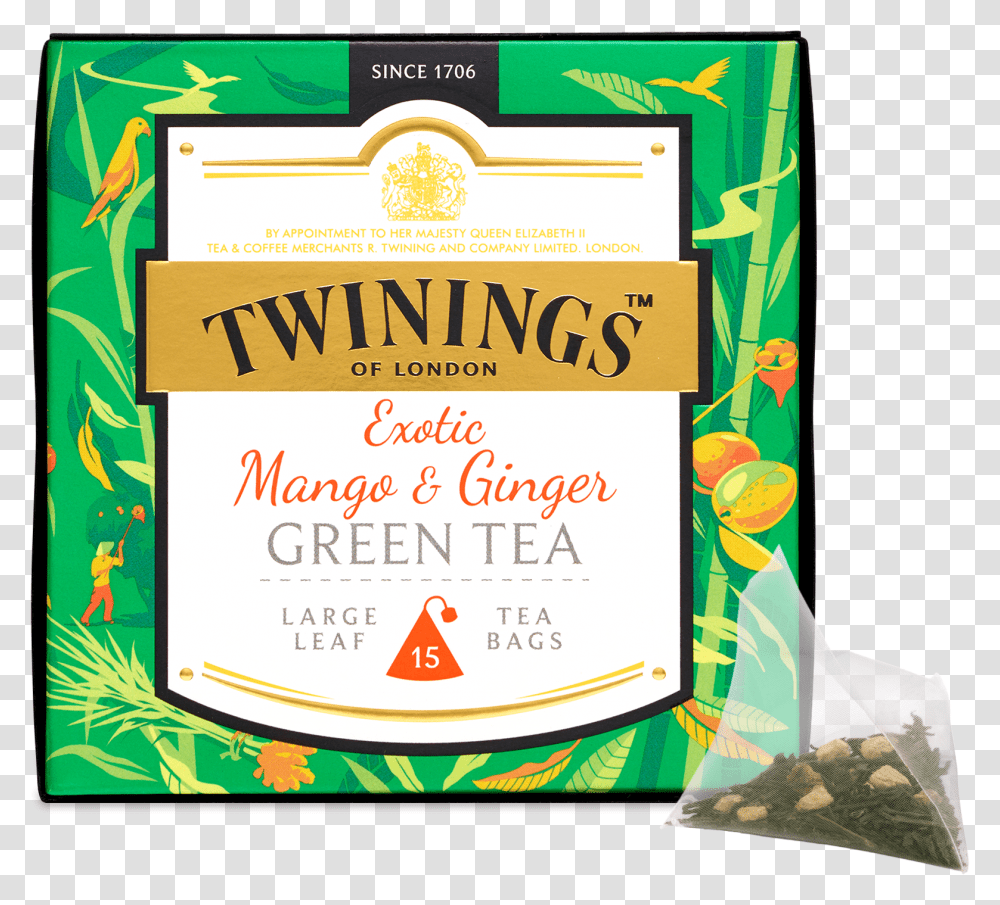 Twinings Rose Garden Black Tea, Label, Advertisement, Poster Transparent Png