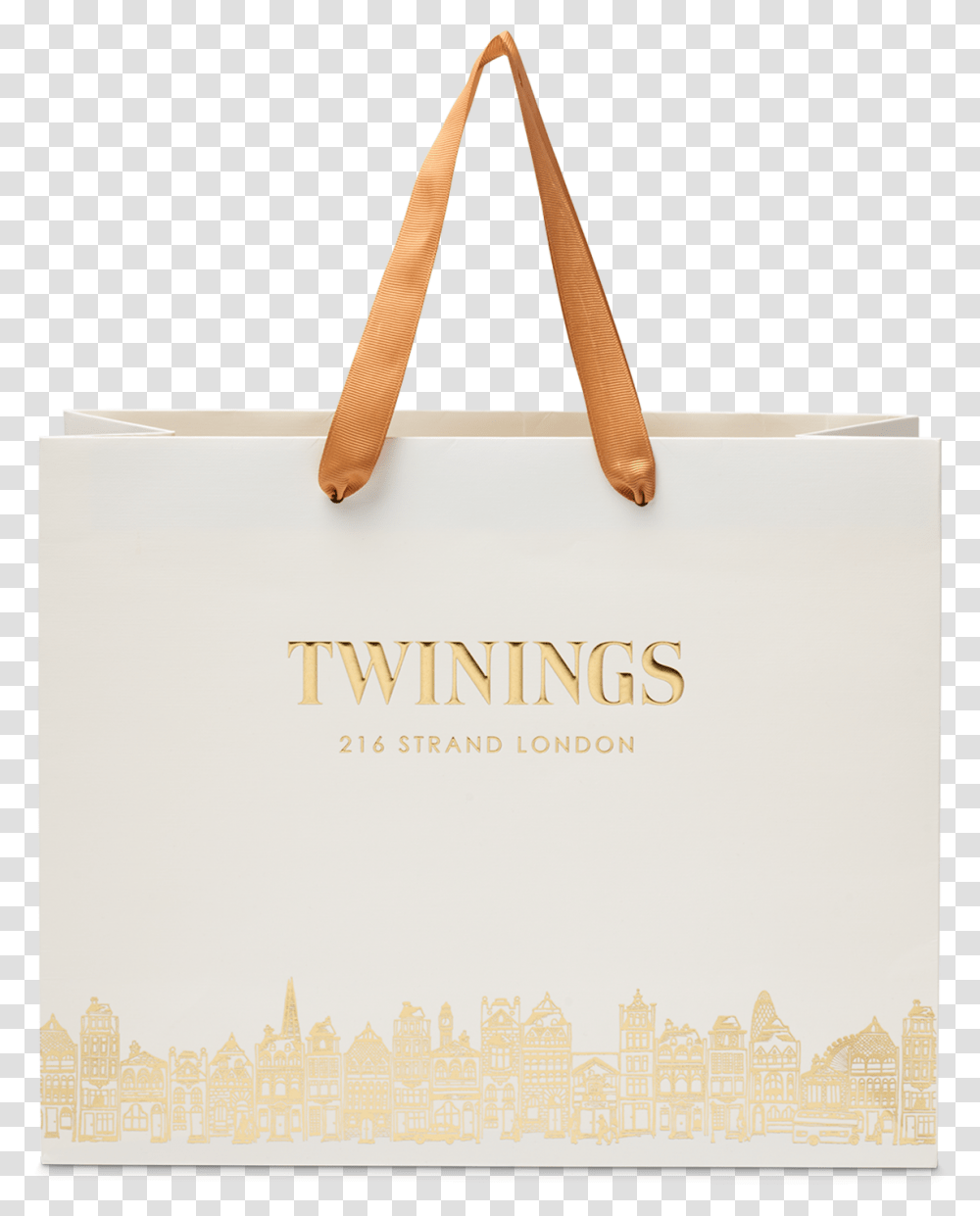 Twinings White & Gold Gift Bag Gift Boxes And Bags White And Gold Shopping Bag, Tote Bag, Handbag, Accessories, Accessory Transparent Png