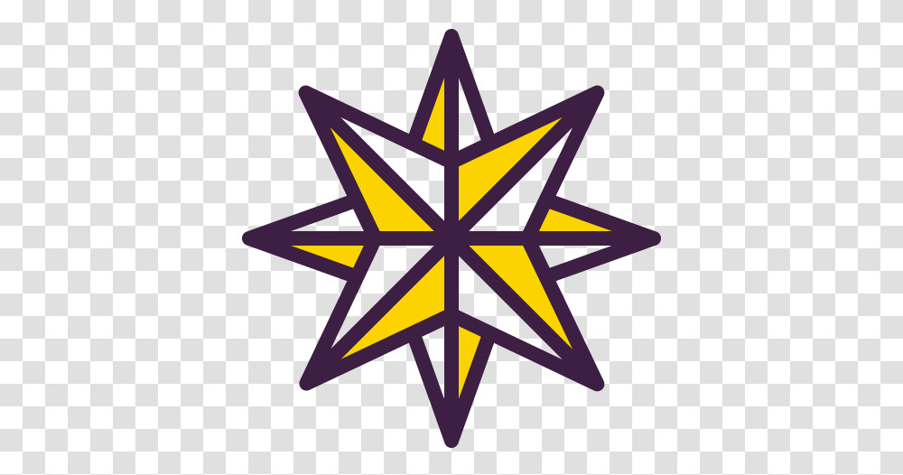 Twinkle Bright New Year Pole Star Estrella Rosa De Los Vientos, Star Symbol, Outdoors, Nature Transparent Png