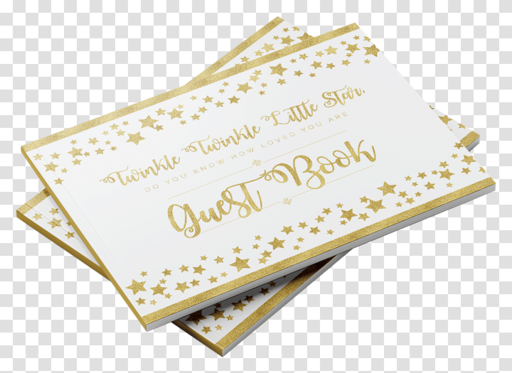 Twinkle Little Star Baby Shower Guest Book Baby Shower, Text, Handwriting, Calligraphy, Business Card Transparent Png