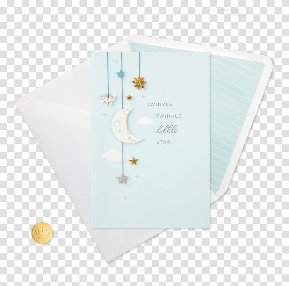 Twinkle Little Star New Baby Congratulations Card Paper, Box, Advertisement, Poster Transparent Png