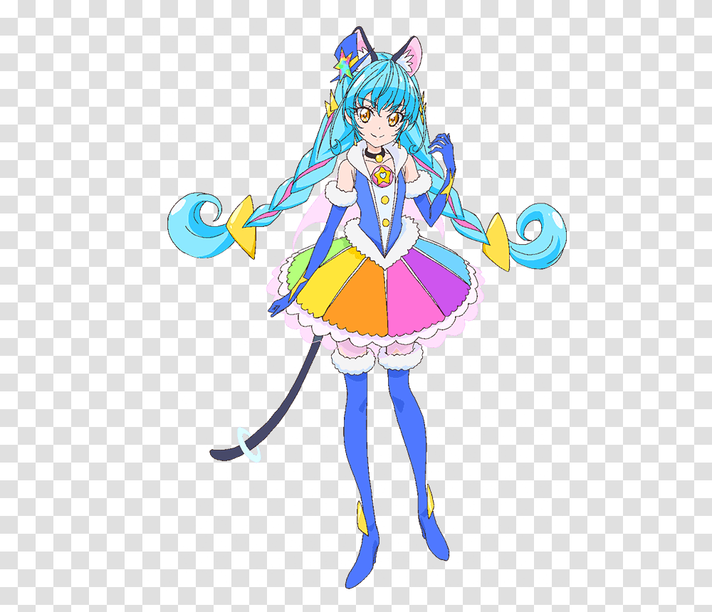 Twinkle Precure Hd Download Star Twinkle Precure Cure Cosmo, Costume, Person, Manga, Comics Transparent Png
