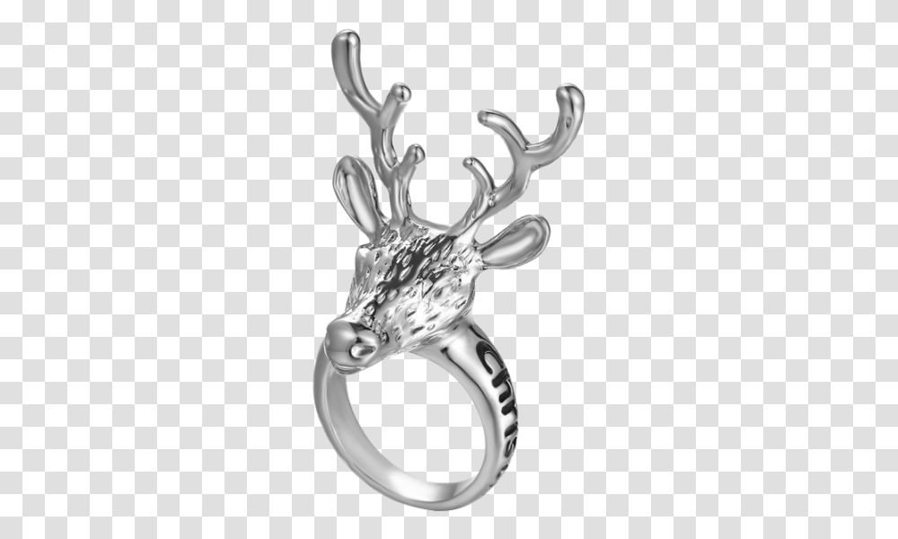Twinkledeals Merry Christmas Gifts Ring, Antler Transparent Png