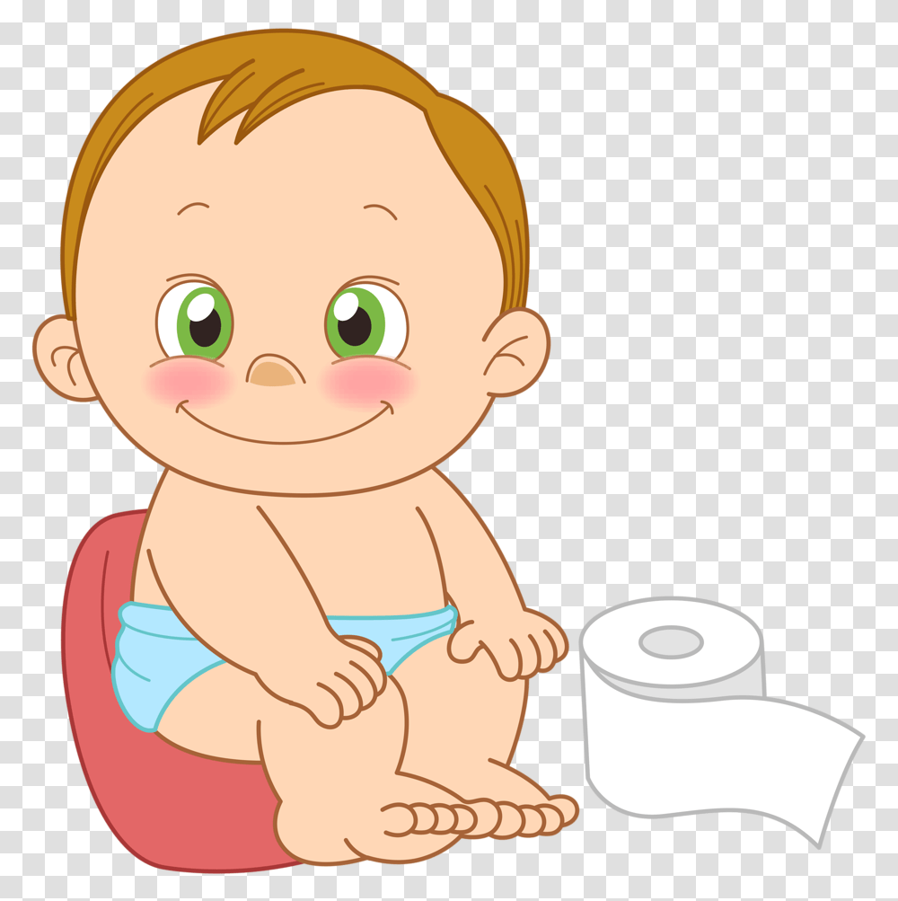 Twins Clipart Baby On Potty Clipart, Paper, Paper Towel, Tissue, Toy Transparent Png