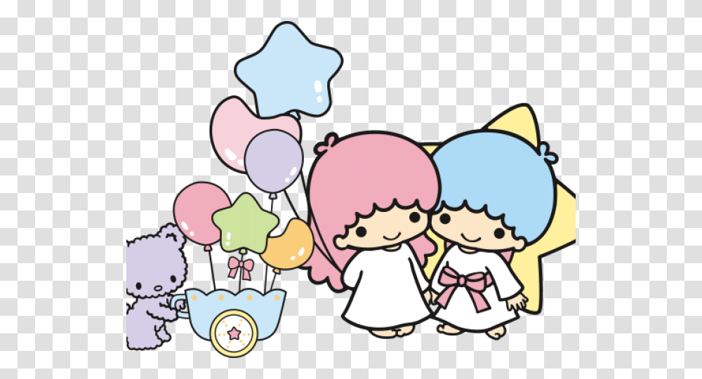 Twins Clipart Trait Little Twin Stars, Ball, Drawing, Balloon Transparent Png