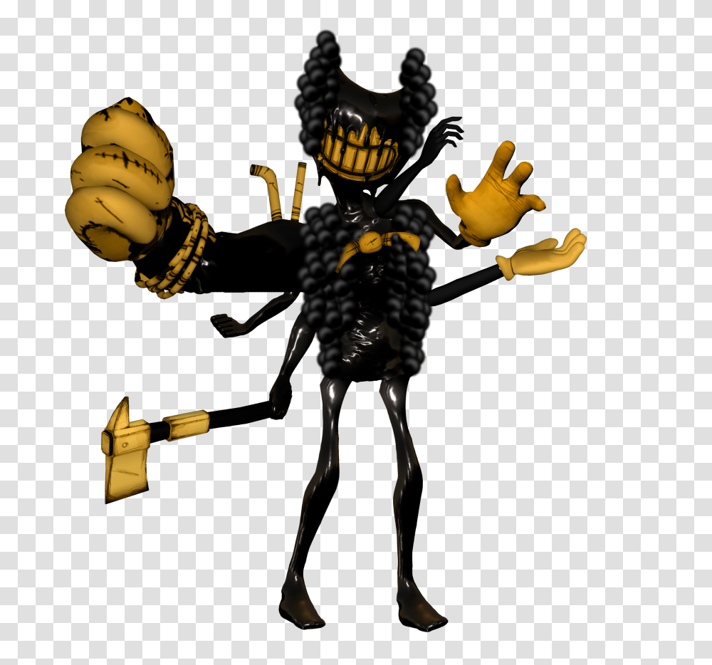 Twisted Bendy Bendyandtheinkmachine, Toy, Person, Figurine Transparent Png