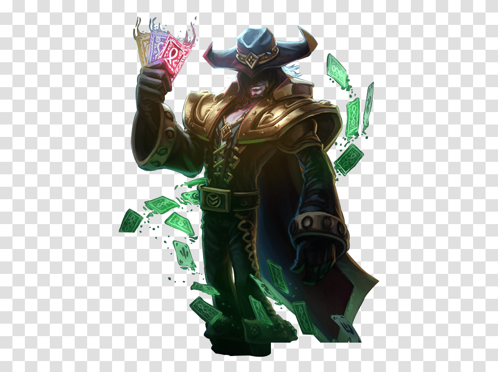 Twisted Fate Image League Of Legends Twisted Fate, Person, Human, World Of Warcraft, Hat Transparent Png
