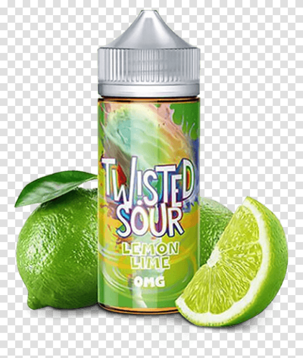 Twisted Sour Lemon Lime Twisted Sour Vape Juice, Plant, Citrus Fruit, Food, Bottle Transparent Png