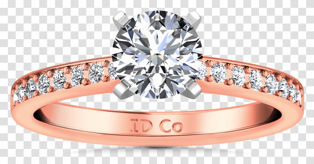 Twisted White And Rose Gold Ring With Diamonds, Accessories, Accessory, Gemstone, Jewelry Transparent Png
