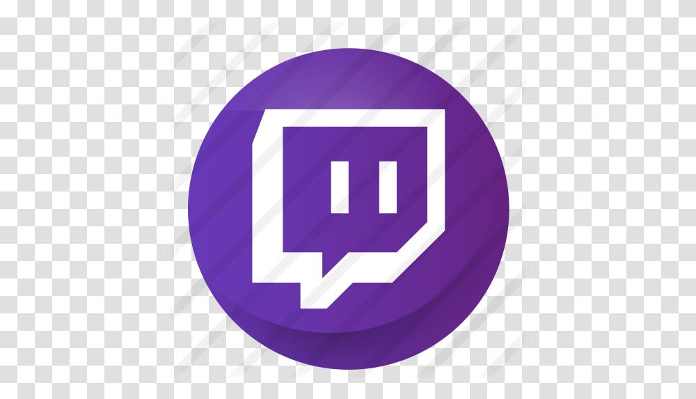 Twitch Circle Twitch Logo, Text Transparent Png