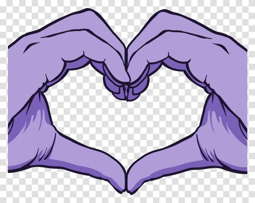 Twitch Kappa, Purple, Heart, Painting Transparent Png