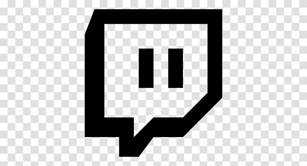 Twitch, Logo, Gray, World Of Warcraft Transparent Png